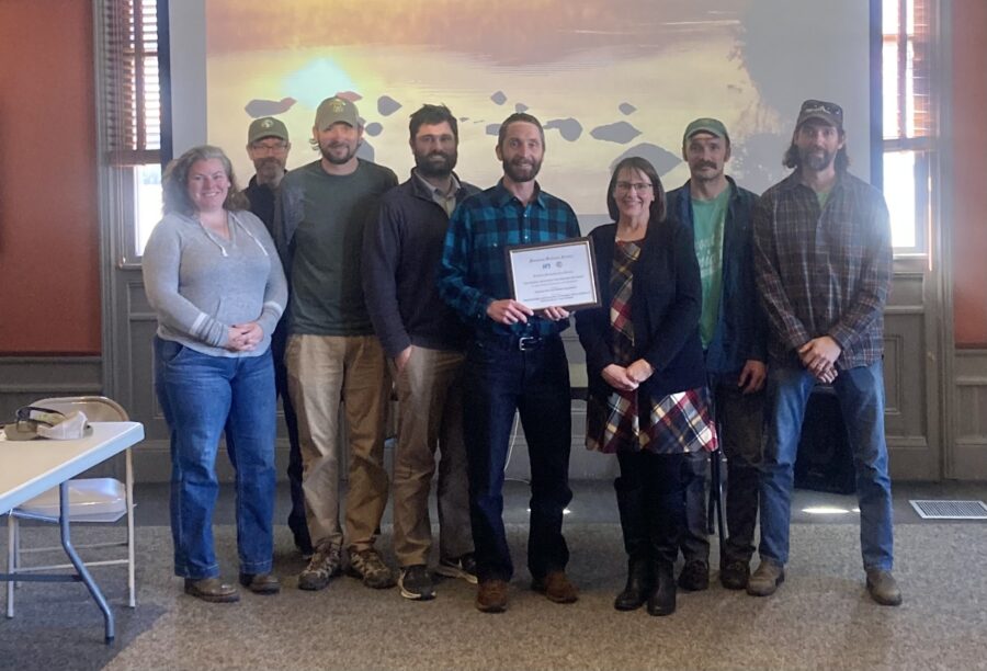 Vermont Fish and Wildlife Department Receives 2024 SFR Award for Sport Fishery Development and Management slide